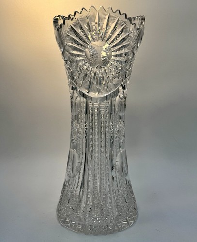 Massive antique abp cut glass - antique,