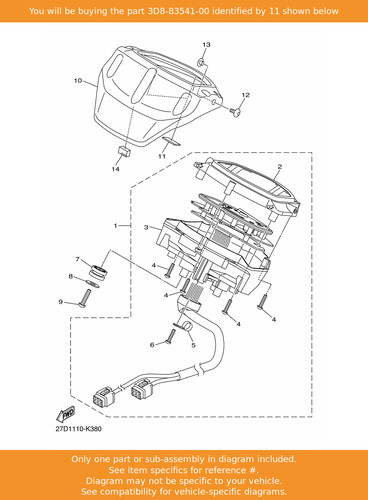 Yamaha damper 3d8 83541 - damper,, 3d8-83541-00