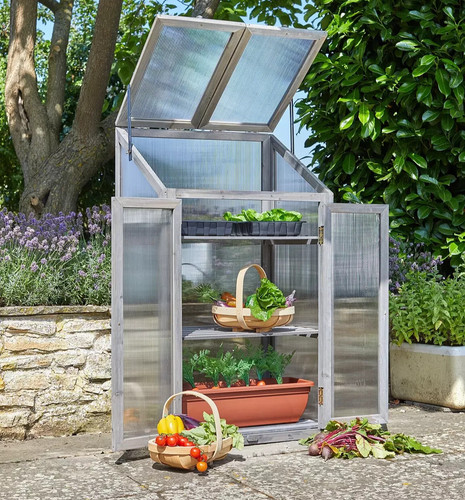 Wooden cold frame greenhouse - frame,
