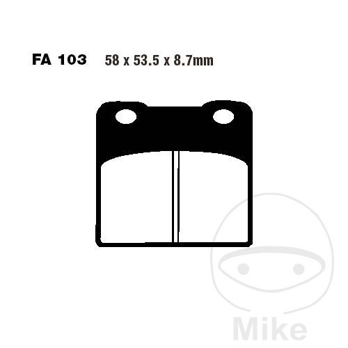 2930 standard brake pads - 2930-standard,