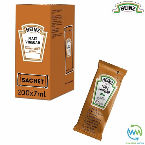 Heinz malt vinegar sachets - heinz,