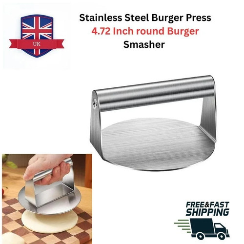 Stainless steel burger - stainless, press