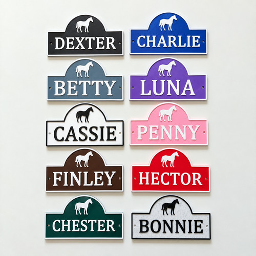 Personalised stable door horse - door,