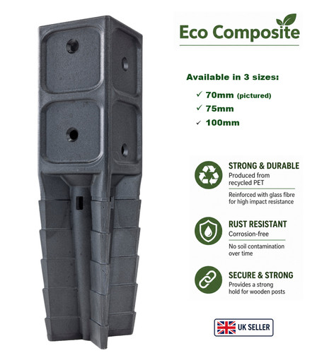 Eco composite concrete shoe - concrete, in