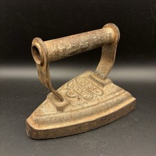 Flat Iron CANNON 1900 2.4kg Reclaimed Patina Doorstop Craft Prop or Use [1]
