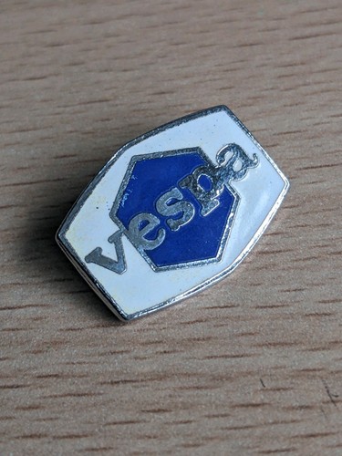 Vintage vespa scooter enamel - vespa,