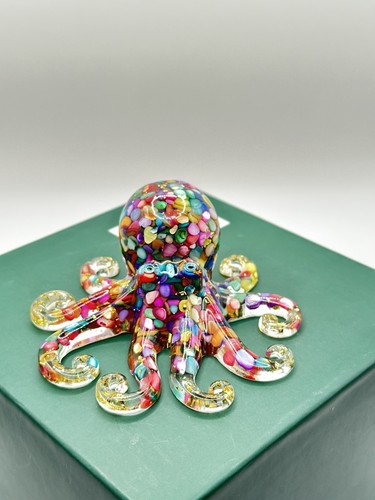Handmade crystal resin octopus - resin,