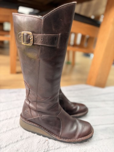 Fly london dark brown - london,