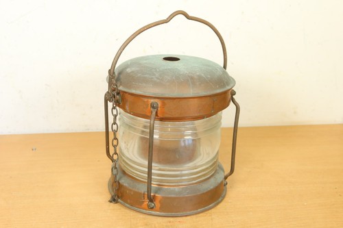 Antique ship anchor lantern - antique, ship's