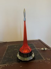 Soviet Union rare vintage table lamp Night lamp Rocket Cosmos USSR