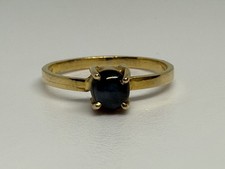 Rare Natural Alexandrite  Color Change 0.8 ct Gemstone in 22K Gold Women’s Ring 