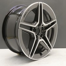 MERCEDES C CLASS W205 18" AMG ALLOY WHEEL RIM GREY CUT REAR 8.5J GENUINE X1
