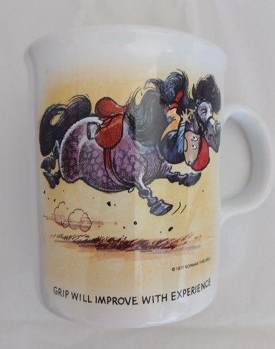 Norman thelwell cartoon mug - cartoon,