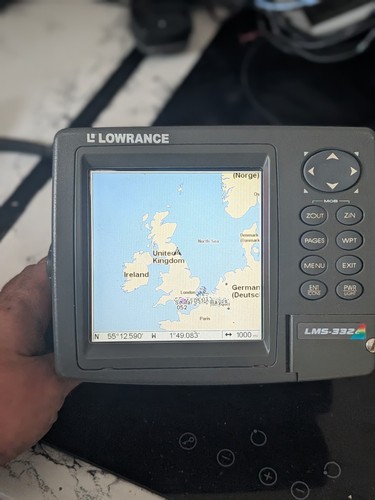 Lowrance lms 332 - chart, plotter