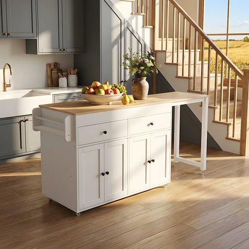 Extendable kitchen island - extendable,