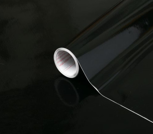 45cm wide glossy black film - 45cm,