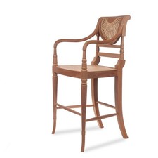 Regency Rattan Back Bar Stool Frame