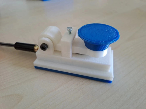 Morse code key - key, printed