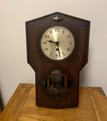 Antique wall clock - antique, 1900