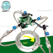 Soldering Station 360-deg PCB Holder Flexible Arm Third Helping Hands - RC Jewel