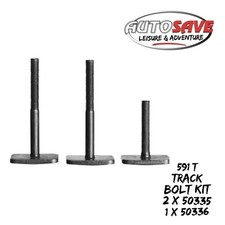THULE - 591 Cycle Bike Carrier T Track Bolts Kit (2 x 50335  1 x 50336) Proride