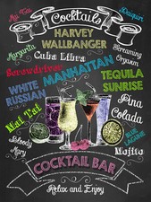 cocktail bar, retro vintage