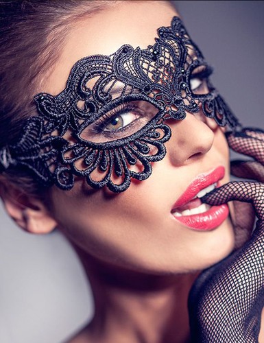 Masquerade eye mask black - masquerade,