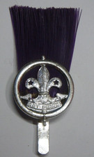 Boy Scout Purple Plume Hat