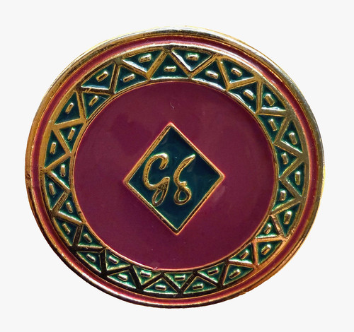 Girl scout scarf slide rare - scout,
