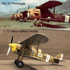 1:72 WWII Regia Aeronautica IMAM Ro.37 Biplane Model Diecast Military Collection