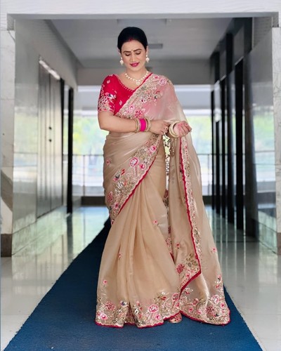 Bollywood saree blouse - saree, indian