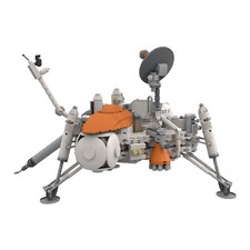 ZITIANYOUBUILD Lander / Space Probes Model 1:9 Scale for Collection 1264 Bricks