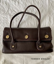 Tanner Krolle Brown Leather Handbag Large Stylish
