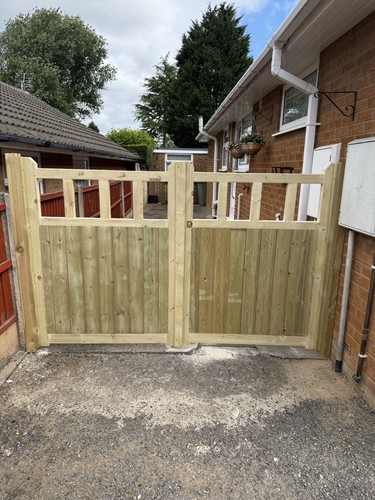 Pressure treated tanalised - treated,