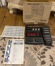 Zoom GFX-707 Guitar Pedal Working With Box Manual