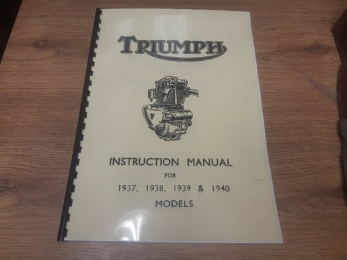 Triumph pre war models 1939 - pre-war,