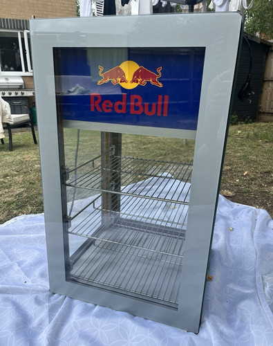 Red bull glass - bull, countertop