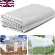 Thicken Clear Film Poly Tunnel Greenhouse Plastic Sheet Cover Foil Horticultural