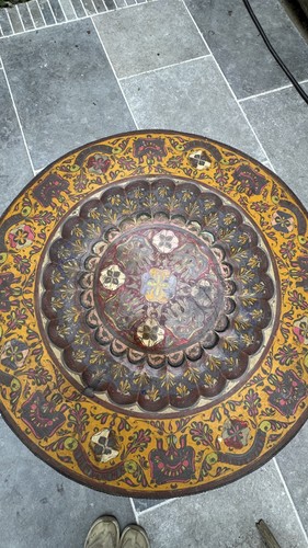 Indian table fold down - fold, wooden