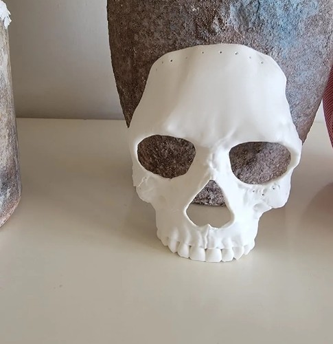Printed ghost mask - 3d, call