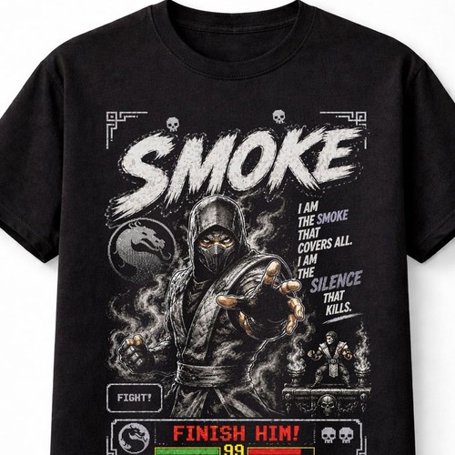 Smoke mortal kombat - mortal,