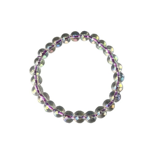 Crystal bracelet 8mm - crystal,