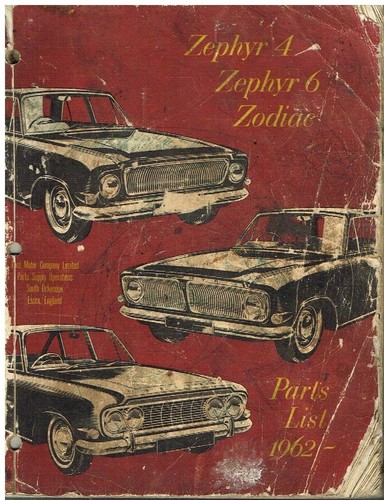 Ford zephyr mk3 - 4, 6