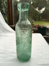 Small R. Thwaites London lemonade beer soda cylinder torpedo bottle c1880-1900