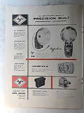 1957 Advert AGFA PHOTOGRAPHIC