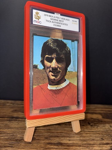 George best autographed 1970 - autographed,