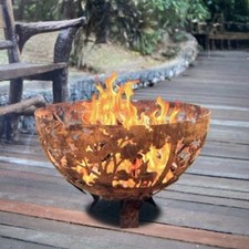 Woodland Fire Bowl - Outdoor Decorative Fire Pit Now With £50 Off