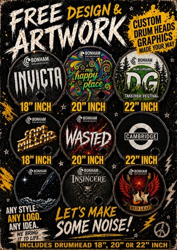 Bass drum head 22 - drum, 20