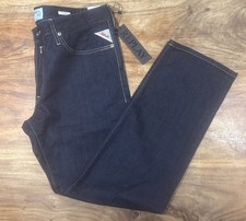 BNWT Men’s Replay TOMBERT Stretch Slim Straight Blue Jeans Indigo W36 L30