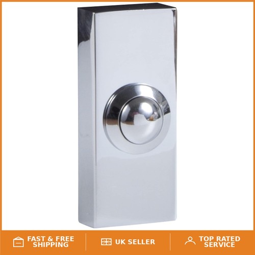 Elegant chrome wired door - wired, bell